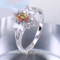 Fancy Knuckle Ring Messing Ringe Schmuck Kolben synthetischen Opal Ring indischen Engagement